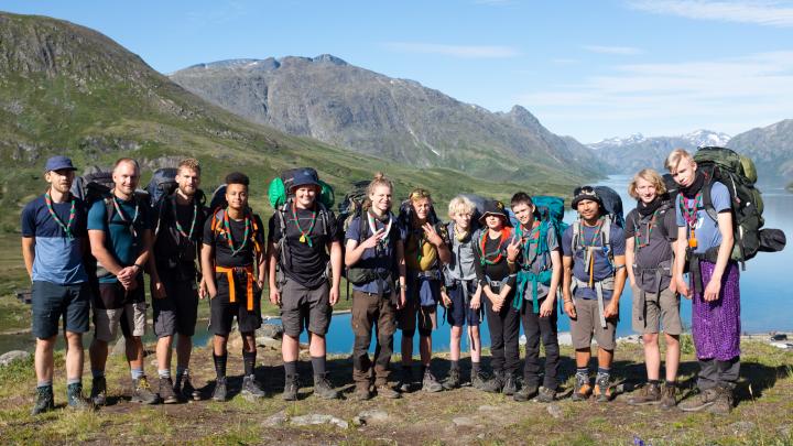 Troppen på tur til Norge